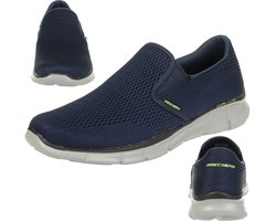 Skechers Equalizer Double Play Loafers Mocassin Slip On NVY voor heren