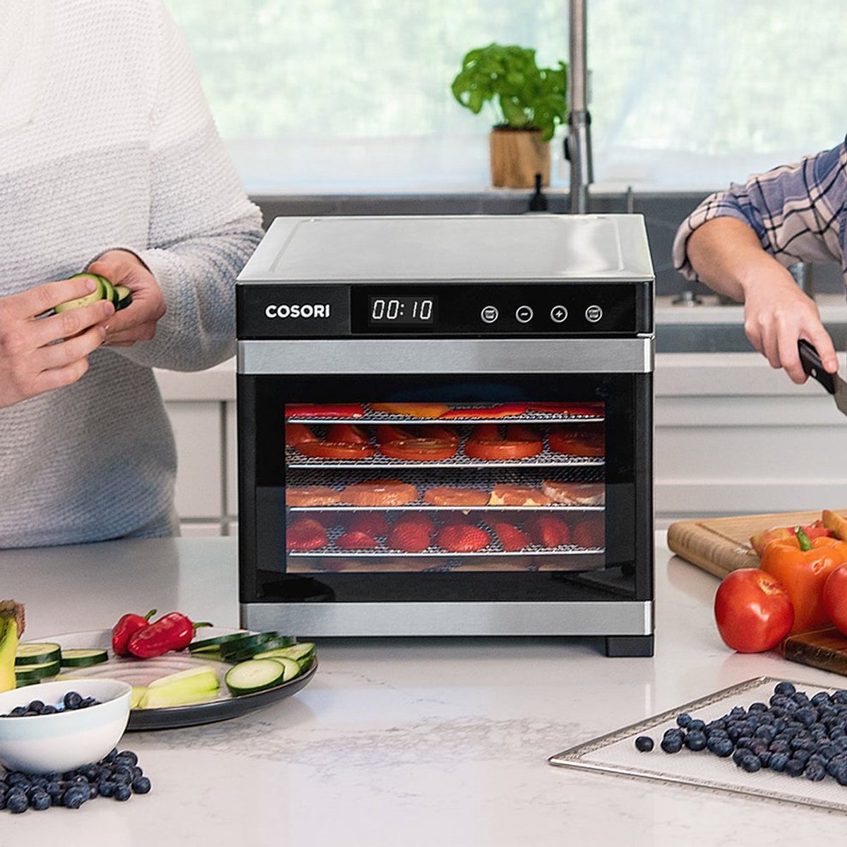 T*y様 COSORI フードドライヤー CP267-FD Cosori Food Dehydrator - Stainless Steel - 6 Trays - Stil in