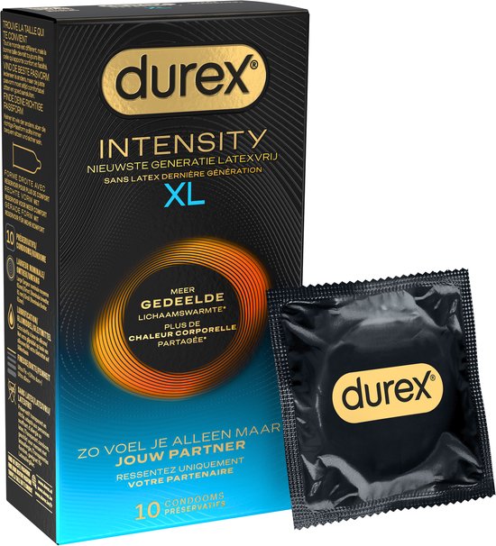 Durex Condoms Intensity XL x10 - Emballage avantageux