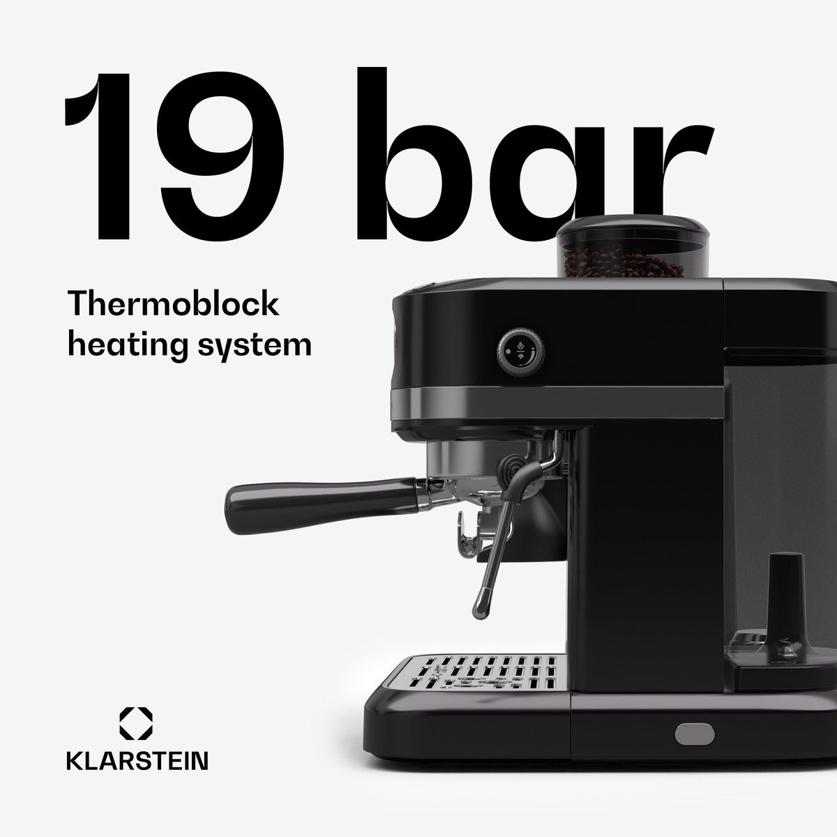 Bella Café espressomachine | vintage | maalwerk | 19 bar | - afbeelding 3