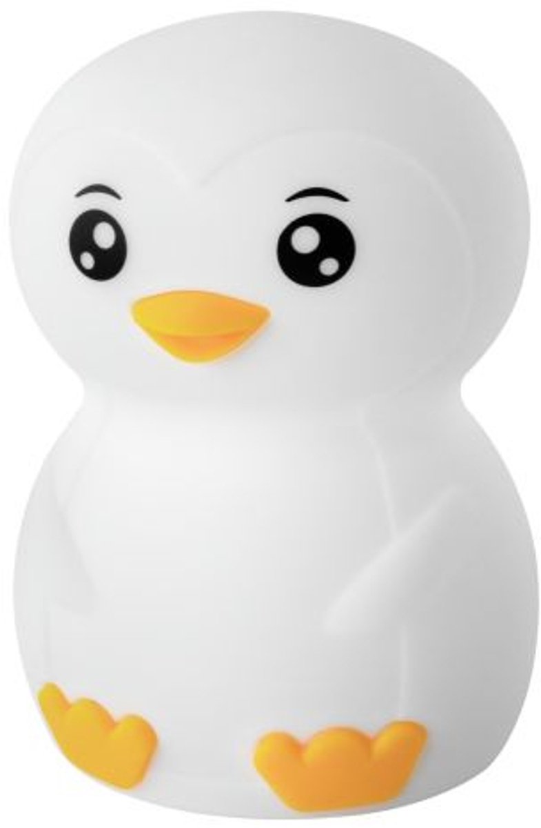 Ansmann Nachtlamp Kinderkamer Penguin Zeven Kleuren Oplaadbaar Automatisch Uit