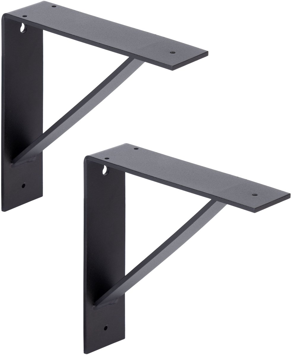 Alberts 869632 Plankdrager Sam | per paar | Plankdrager naar keuze in verschillende trendkleuren | Plankdrager per paar of afzonderlijk | Afmeting 205 x 205 x 50 mm