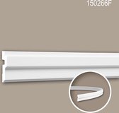 Kroonlijst 150266F Profhome Lijstwerk flexibele lijst Sierlijst modern design wit 2 m