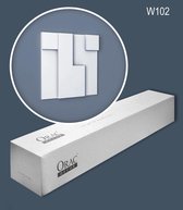 Orac Decor W102 MODERN CUBI 1 doos 5 stukken 3d muurpaneel | 0,55 m2
