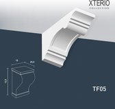 Console Orac Decor TF05 XTERIO Hoeken voor Wandlijsten Sierelement tijdeloos klassieke stijl wit