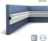 Deuromlijsting Orac Decor DX174F LUXXUS Plint Wandlijst tijdeloos klassieke stijl wit 2m