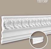 Corniche 150136F Profhome Moulure décorative flexible design intemporel classique blanc 2 m