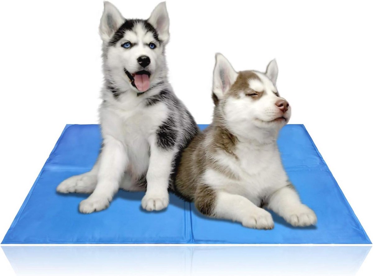 Zelfkoelende Mat voor Huisdieren - Comfortabele Bedmat voor Katten en Honden - XL 100 x 70 cm - Duurzaam en Veilig