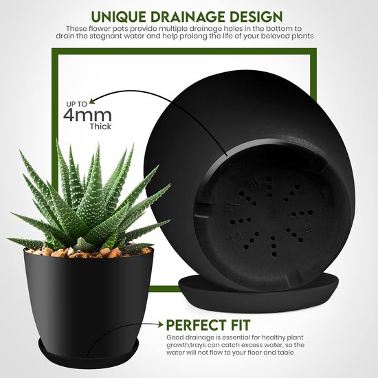 Lighterday Set van 6 kunstmatige vetplanten binnen, nepplanten decoratieve kunstplanten in potten kleine vetplanten kunstplanten kunstplanten plastic planten voor kantoor badkamer bureau slaapkamer