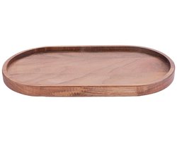 Bowls and Dishes Pure Walnut Wood | Duurzaam | Serveertray ovaal M 27 x 14,5 cm | walnoot hout | cadeautip!