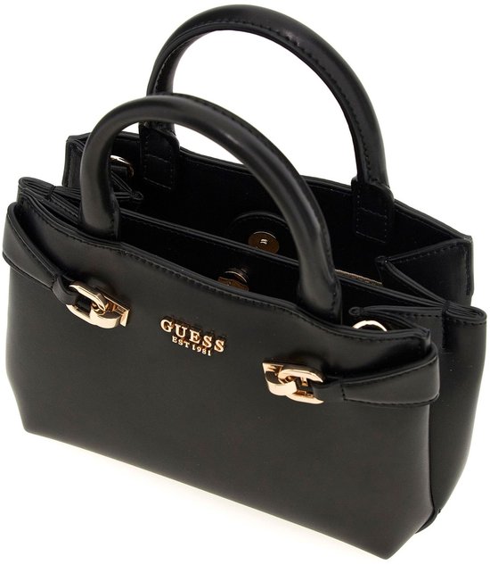 GUESS Sac à épaule bandoulière Sac à main Lorelei Mini Satchel Black Noir