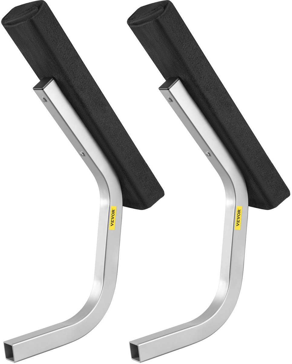 VEVOR Boottrailerkussens, Verstelbare Breedte tot 20,3cm, 10,4kg, Gegalvaniseerd Staal met Tapijtplanken, Ideaal voor Skiboten, Vissersboten en Zeilboottrailers