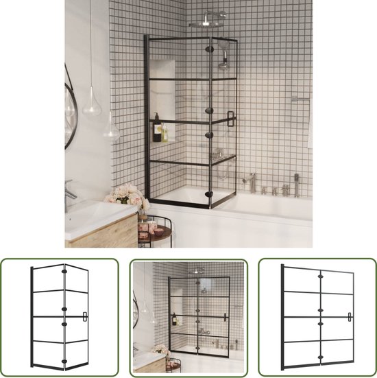 Foto: Nemo start profi schuifdeur 136x195cm inbouwmaat 136 140cm helder veiligheidsglas 5mm