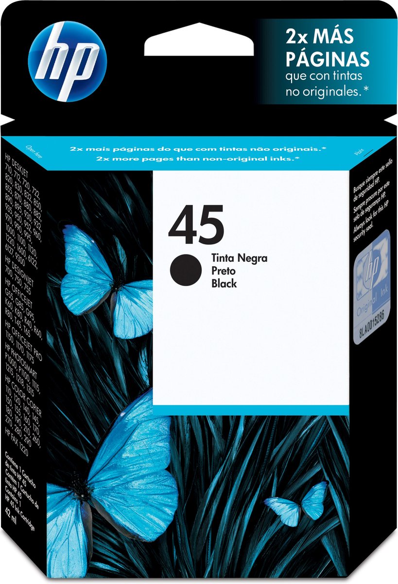 HP 45 - Inktcartridge / Zwart
