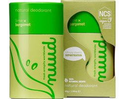 nuud - natuurlijke, vegan deodorant - Limoen x Bergamot Stick