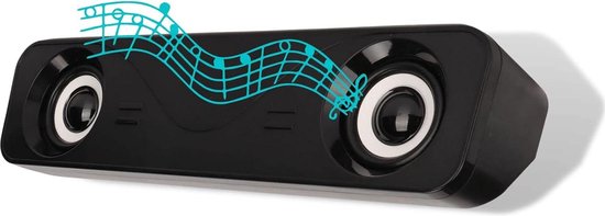 FAUOSWUK PC-luidsprekers, Volledig Bereik HiFi Diepe Bas met