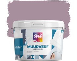 Decoverf muurverf mat antiek paars, 4L