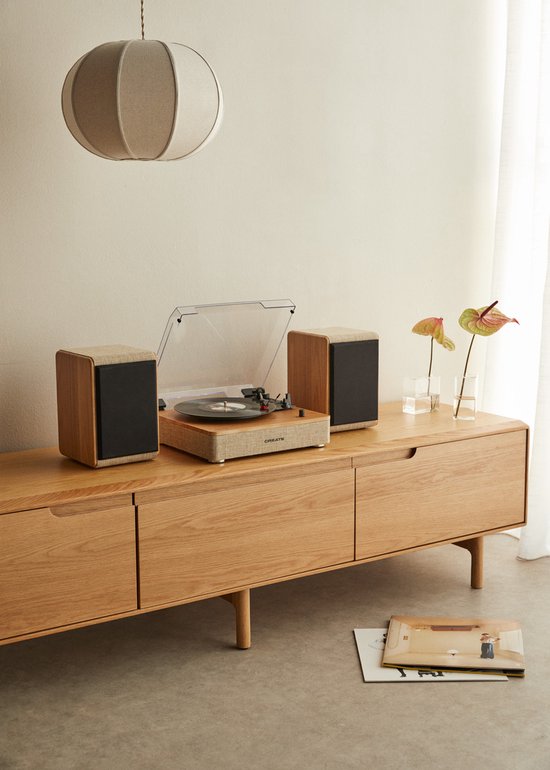 CREATE - Platenspeler met 2 externe luidsprekers, Bluetooth en RCA-uitgang - RECORD PLAYER PRO — afbeelding 5