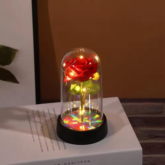 Roos lamp cadeaus LED roos verlichting Valentijnsdag Nederland