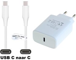 OneOne 20W snellader + 2,0m sterke USB C naar C kabel. PD lader. Oplader adapter past op Google Pixel 7, 7 Pro, 8, 8a, 8 Pro, 9, 9 Pro, 9 Pro XL, 9 Fold, 10, 10 Pro, 10 Pro XL, 10 Fold, C, XL
