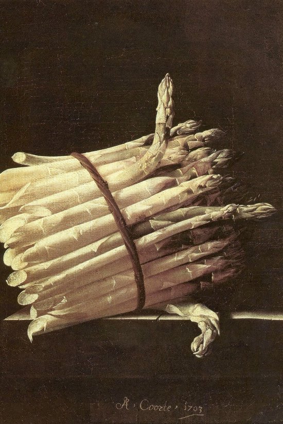 Adriaen Coorte - Nature Life aux asperges, Nature morte aux asperges (1697) - 3:2