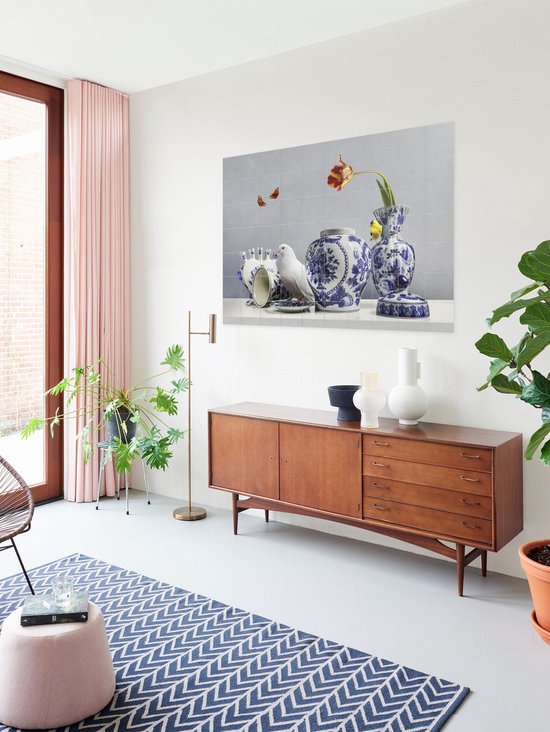 IXXI Royal white, Sander van Laar - 140 x 100 cm - Gratis ophangtool - Grote wanddecoratie en posters - Klassiek, Fotografie, Decoratieve kunsten