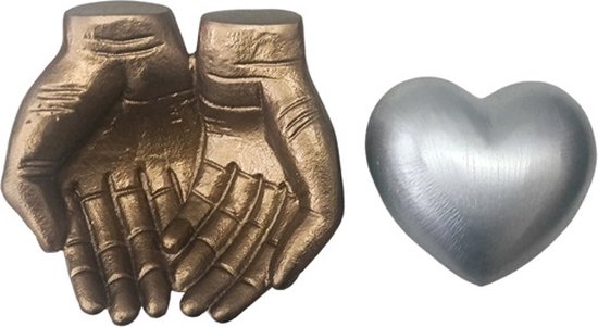 Hind Handicrafts Aluminium crematie-urn voor menselijke as voor