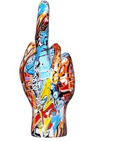 Middelvinger Graffiti Beeld - Design - Kado - Huis - Woonkamer - Tafel - Beeldje