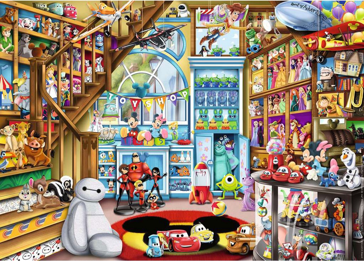 Disney Speelgoedwinkel Puzzel (1000 stukken)