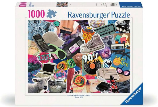 Ravensburger puzzel De jaren 90 - Legpuzzel - 1000 stukjes