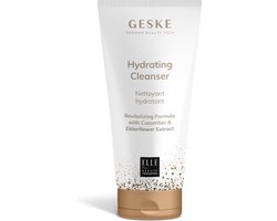 GESKE | Hydraterende reiniger | GESKE SmartAppGuided™ Gezichtsborstel | Komkommer- & vlierextract, vitamine E & provitamine B5 | Onzuivere huid | Dagelijks | Alle huidtypes | Vegan zonder dierproeven
