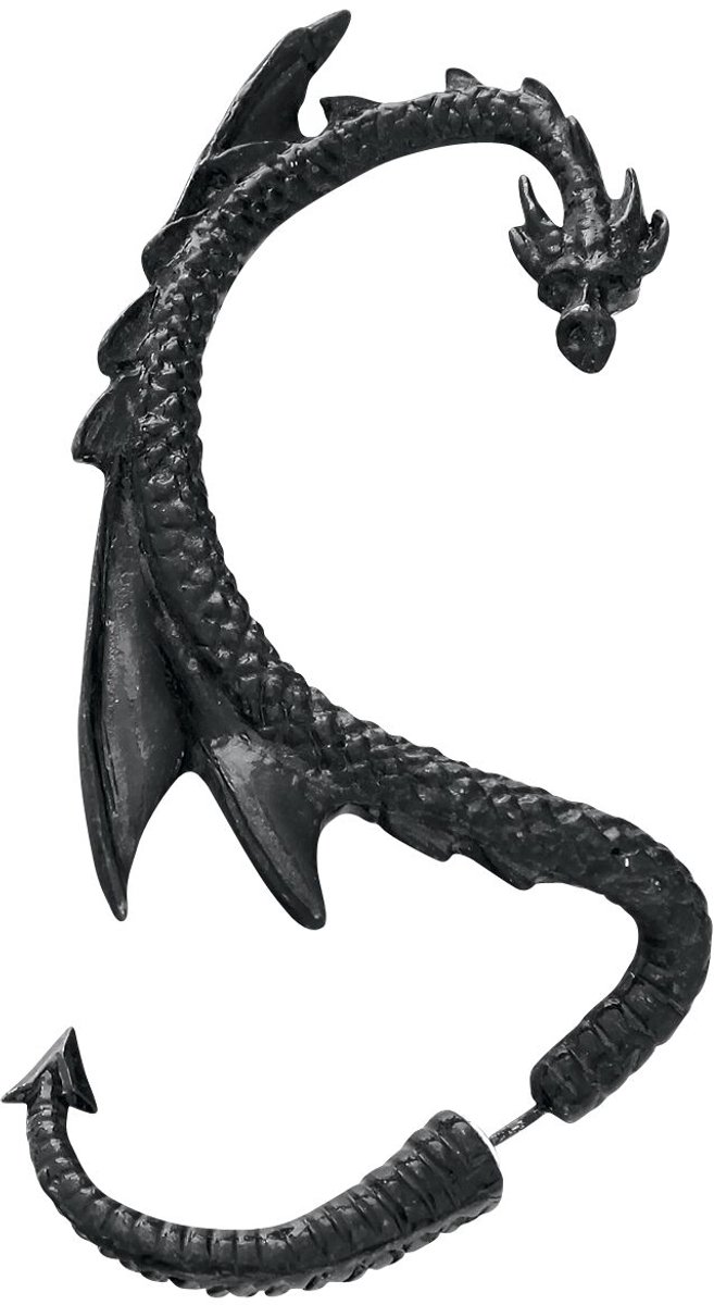 Alchemy - THE DRAGON'S LURE Oor wrap - Zwart