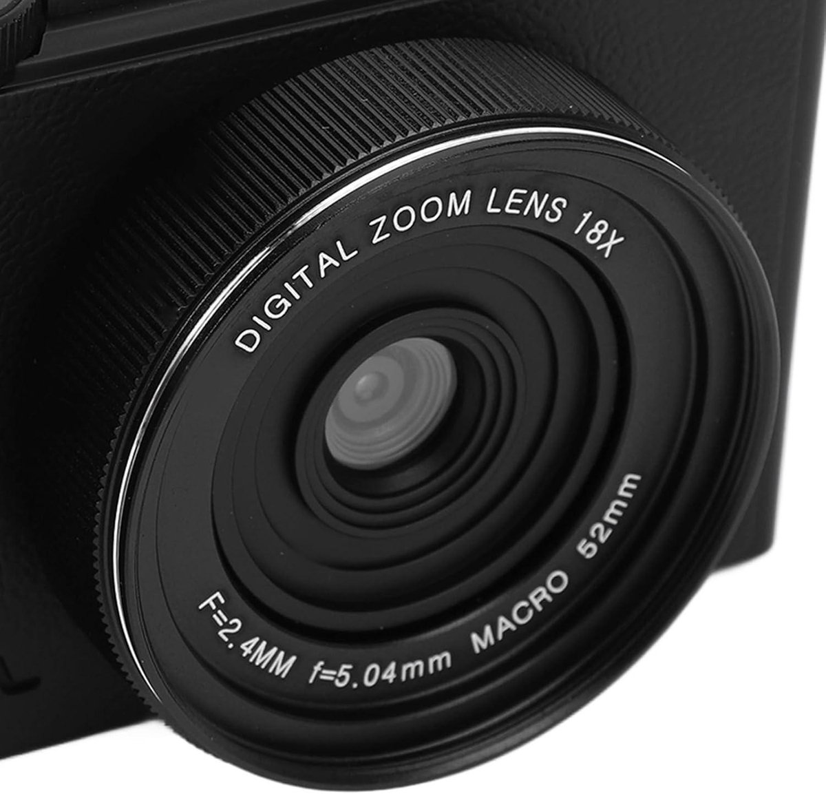 Zisemeil 4K digitale camera 64MP UHD 18X Zoom Autofocus Retro Compacte