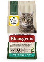VITALstyle Blaasgruis - Kattenbrokken - Stopt De Vorming Van En Verminderd Aanwezig Struviet - Met o.a. Cranberry & Berkenblad - 1,5 kg