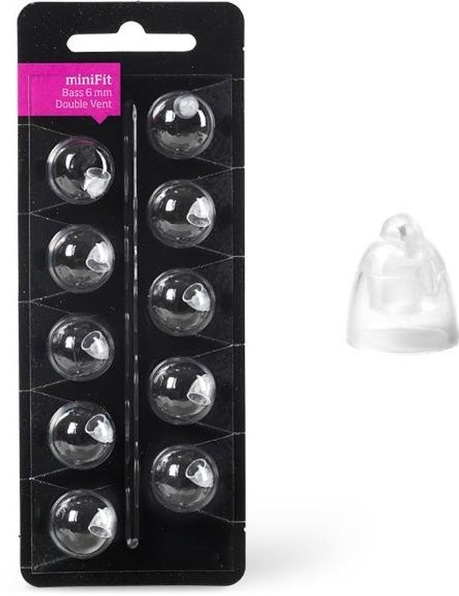 Goedkoopste miniFit Bass tip 6mm dubbele venting