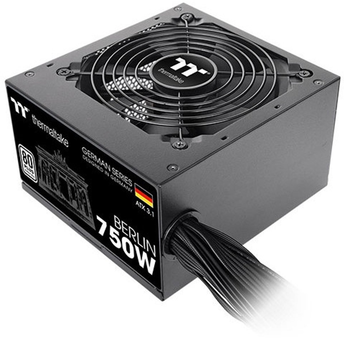 Thermaltake Berlin - PC Voeding - ATX 3.1 - PCIe - 750W - 230V - 80+