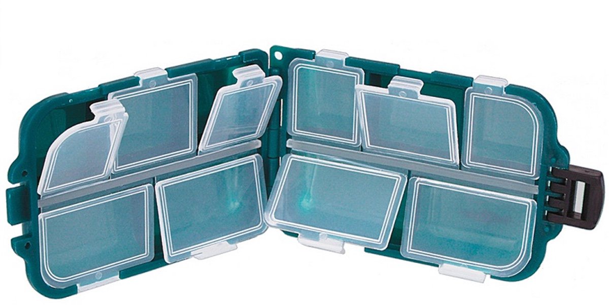 Tacklebox | Mikado Box | ABM 003 (10,2x6,5x2,9cm) | Fishing | Vissen | Perfect voor wartels, snaps en kleine accessoires
