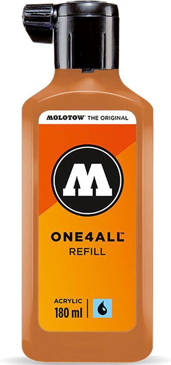 Molotow ONE4ALL™ - 180ml Lichtbruine navul Inkt op acrylbasis