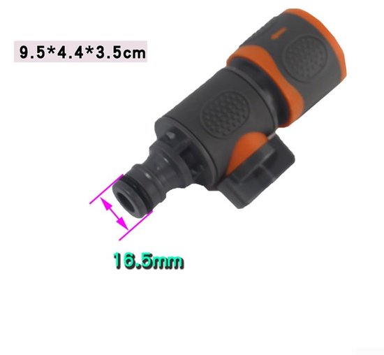 Othmro Luchtcompressor terugslagklep, 16 mm x 14 mm x 10 mm buitendraad, 3-weg pneumatisch accessoire, messing 1 stuks
