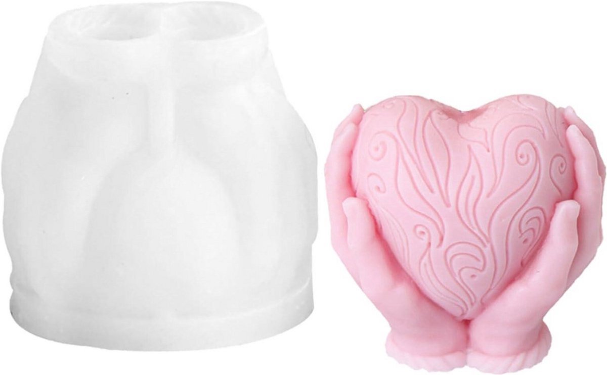 Gietvormen kaarsen - 3D siliconen hartvorm - doe-het-zelf geurkaars - handwerk ornament