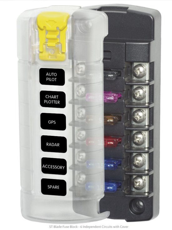 Fuse Block ST Blade 6 circ
