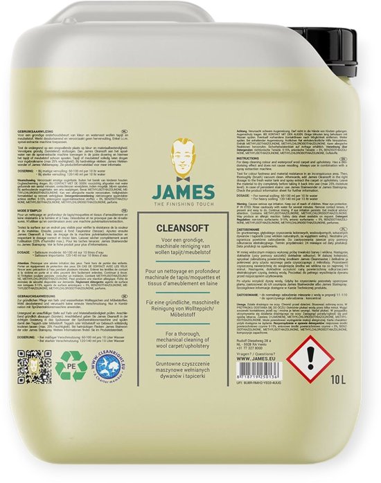 James Cleansoft - 10 liter | bol