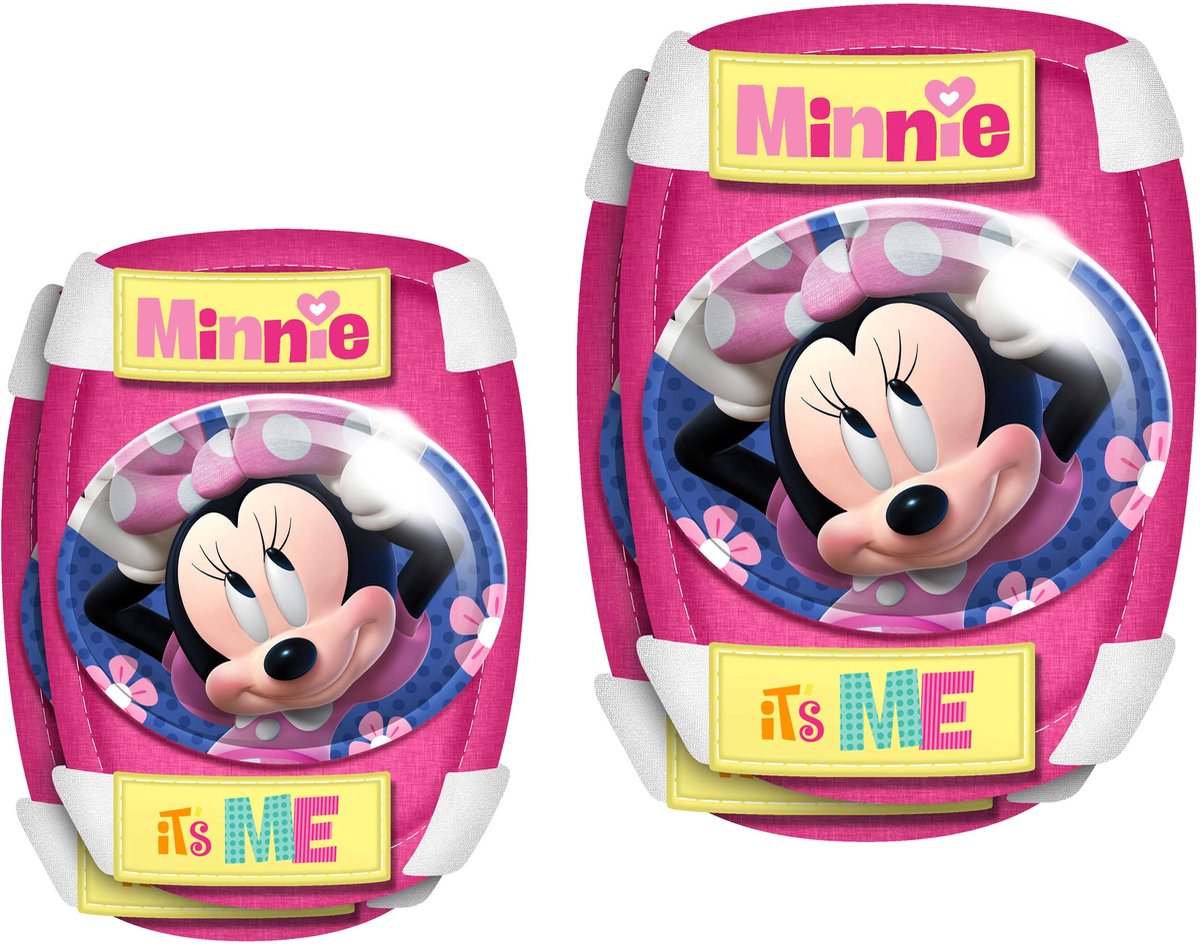 Disney Kinderhelm Met Pads Minnie Mouse Meisjes Roze 5-delig