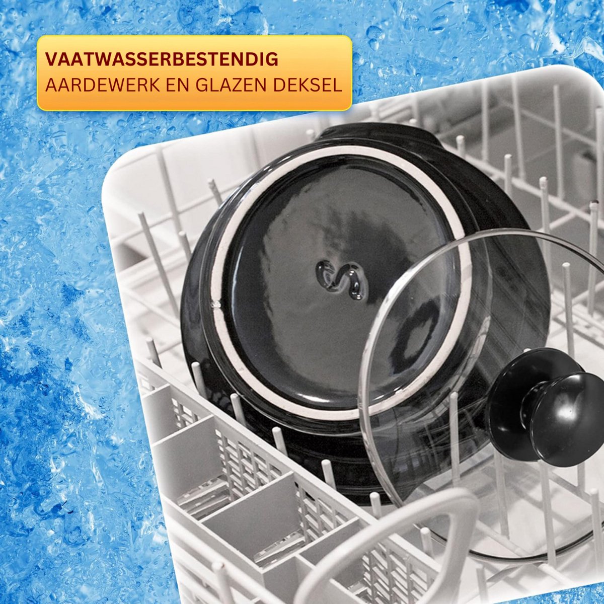 DailySupplies® Slowcooker met Timer - Keramische Binnenpan - Hotpot - Zilver – foto 7