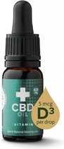 Dutch Natural Healing - CBD olie met Vitamine D3 10ml - 8% (825mg)