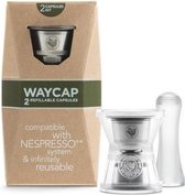 WayCap Nespresso Hervulbare Koffiecup Capsule - 2 st.
