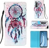 Voor Xiaomi Mi 10S 3D Schilderen Horizontale Flip Leren Case met Houder & Kaartsleuf & Portemonnee & Lanyard (Windgong)