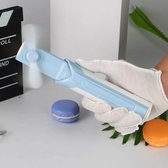 Multifunctionele draagbare draagbare USB-oplader Kleine ventilator (blauw)