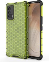 Voor vivo iQOO Neo5 schokbestendige honingraat pc + TPU-hoes (groen)