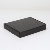 Brievenbusdozen Zwart - Formaat 25,5 x 16 x 2,5 cm - A5 Verzenddoos - Karton
